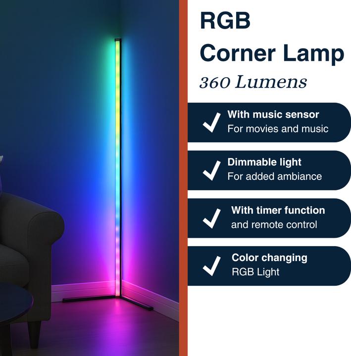 Produktbild Grundig Eckleuchte (360 lm)