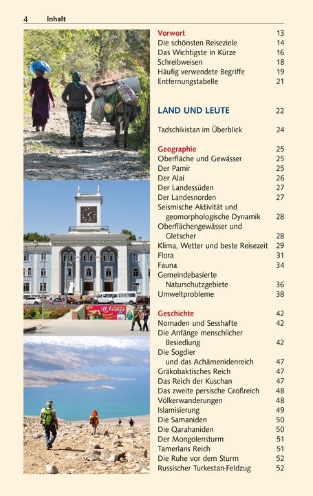 Actual product image Reiseführer Tadschikistan (German, Dagmar Schreiber, 2025)