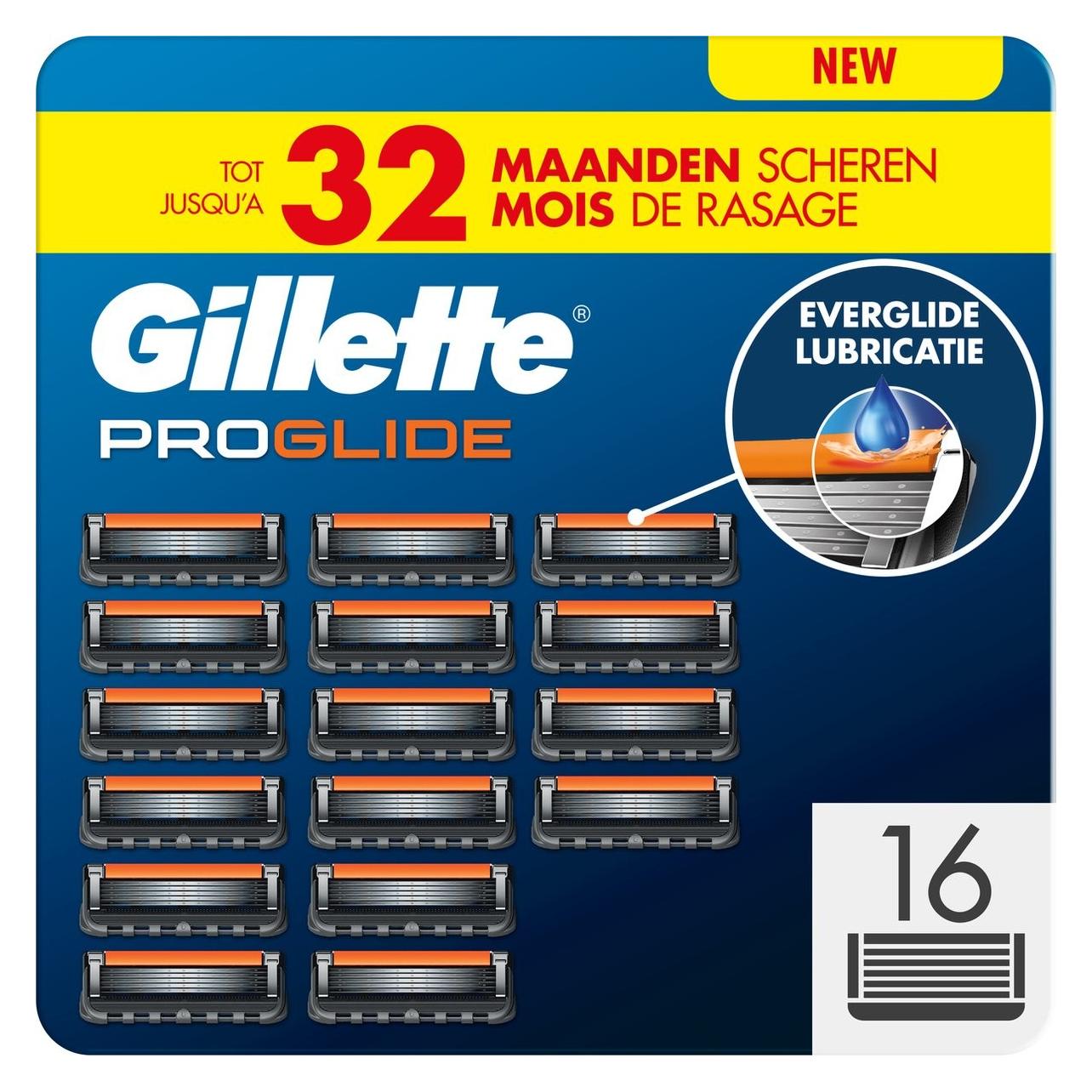 Gillette, Scheermesjes, Fusion5 Proglide Scheermesje Voor Mannen - 16 Stuks (16x)
