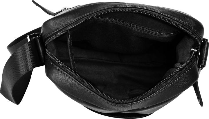 Immagine prodotto Bugatti Umhängetasche echt Leder Herren, Damen BLACK MAGIC