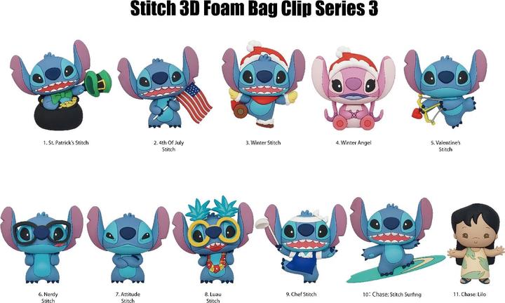 Image du produit Monogram Int. Lilo & Stich série 3 présentoir porte-clés sac à dos (24)