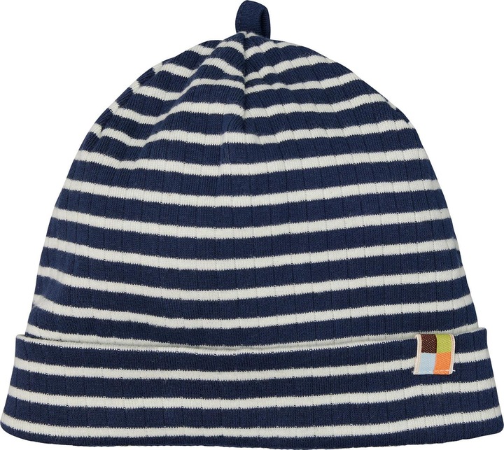 Produktbild loud + proud Beanie gestreift mit Rippe