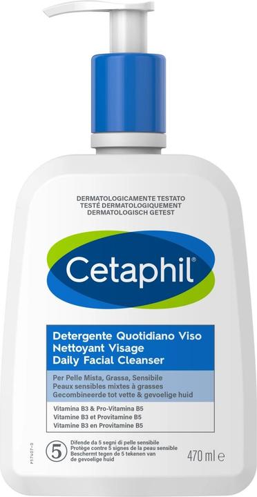 Image du produit Cetaphil Daily Facial Cleanser 473ml (Lingettes nettoyantes pour le visage)