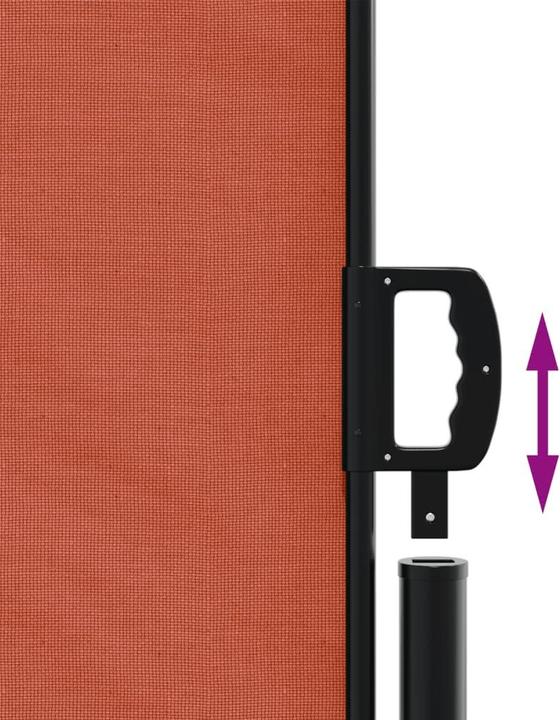 Immagine prodotto vidaXL Tenda laterale estensibile rossa (1.40 m)