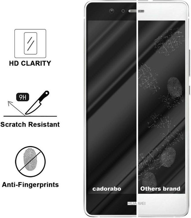 Immagine prodotto Cadorabo Vetro protettivo Fullcover per Huawei P10 LITE confezione al dettaglio (1 pz., Huawei P10 Lite)
