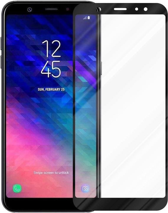 Actual product image Cadorabo Full Cover Display Protection Glass for Samsung Galaxy A6 2018 Retail Packaging (1 pcs., Samsung Galaxy A6)