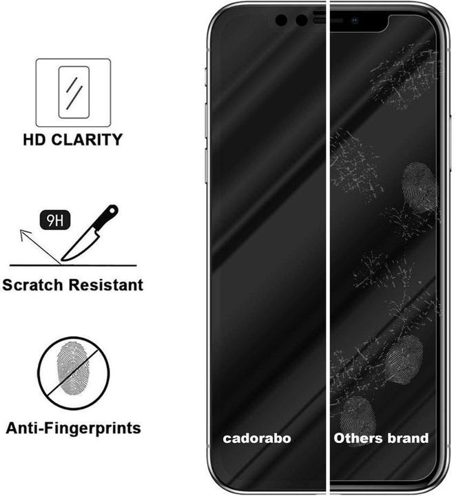 Produktbild Cadorabo Fullcover Display Schutzglas für Apple iPhone XS MAX Retail Packaging (1 Stück, Apple iPhone XS Max)