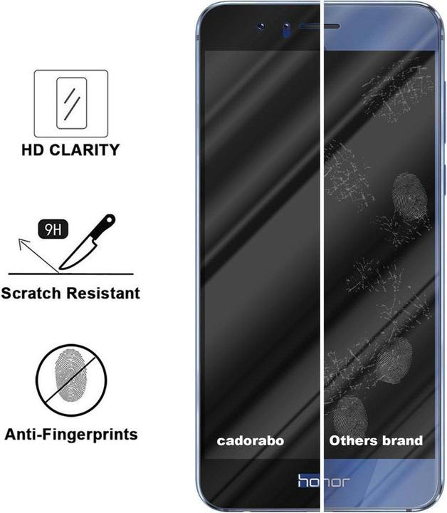 Image du produit Cadorabo Verre de protection d'écran Fullcover pour Honor 8 / 8 PREMIUM Retail Packaging (1 pcs, Apple iPhone 8)