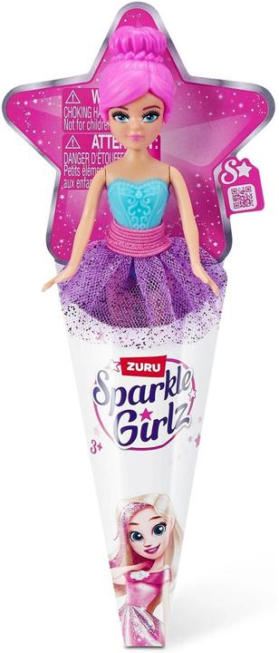 Produktbild Zuru SPARKLE GIRLZ-FANTASY-4" DOLL IN CONE,S2