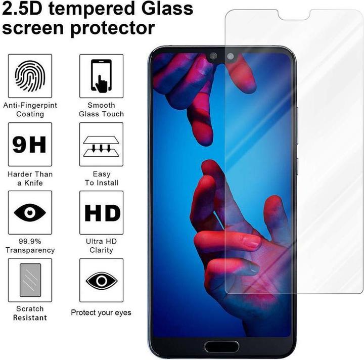 Productafbeelding Cadorabo Schermbeschermend glas voor Huawei P20 LITE 2018 / NOVA 3E (1 Stuk, Huawei P20 Lite, Huawei Nova 3E)