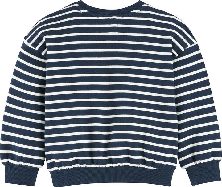 Produktbild La Redoute Collections Streifen-Sweatshirt mit Henley-Ausschnitt (110)