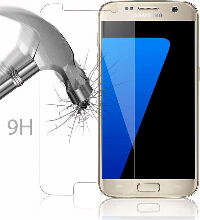 Actual product image Cadorabo Display protection glass for Samsung Galaxy S7 (1 pcs., Samsung Galaxy S7)