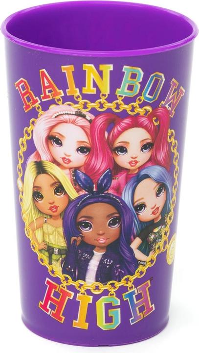 Actual product image Rainbow Dolls crockery set polypropylene