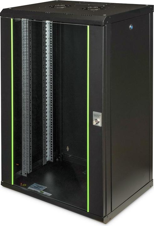 Produktbild Digitus 20HE Wandgehäuse 998x600x450 mm Farbe Schwarz RAL 9005 (20 HE, 19 Zoll Rack)