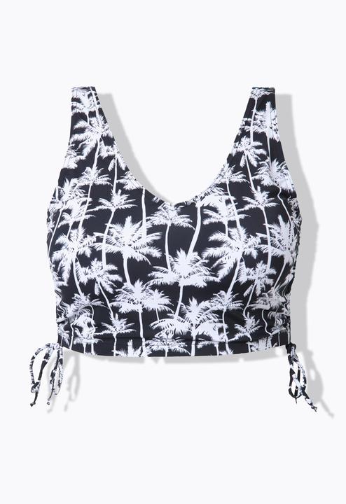 Produktbild Studio Untold Bikini-Top, Softcups, Palmenprint, Raffbänder (52)