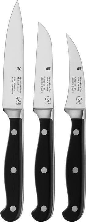 Produktbild WMF Spitzenklasse Plus Messerset 3teilig, Made in Germany, 3 Messer geschmiedet (10 cm)