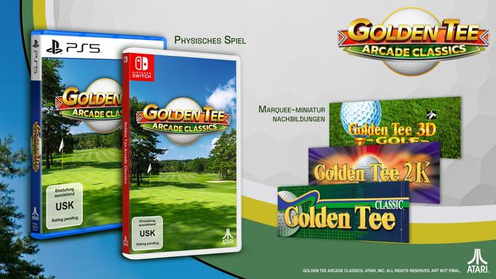 Actual product image Atari Golden Tee Arcade Classics SWITCH (Switch, DE)