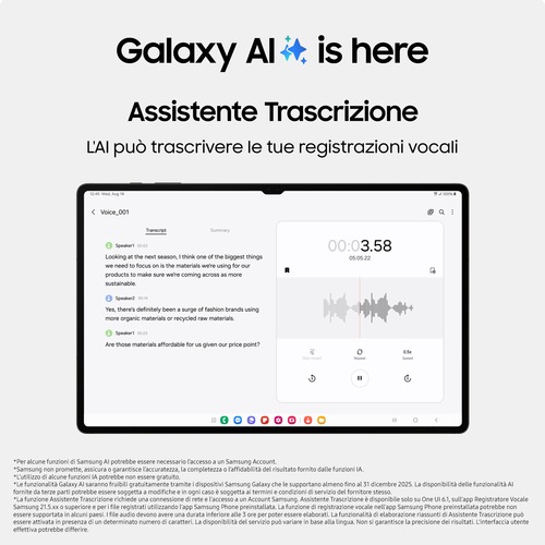 Actual product image Samsung Galaxy Tab S9 WiFi (WLAN only, 11", 128 GB, Graphite grey)