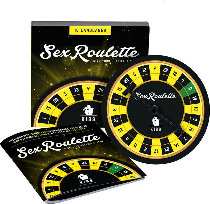 Actual product image tease & please Sex Roulette Kiss (Other, German, Spanish, French, Norwegian, Polish, Dutch, Russian, Swedish, Italian, English)