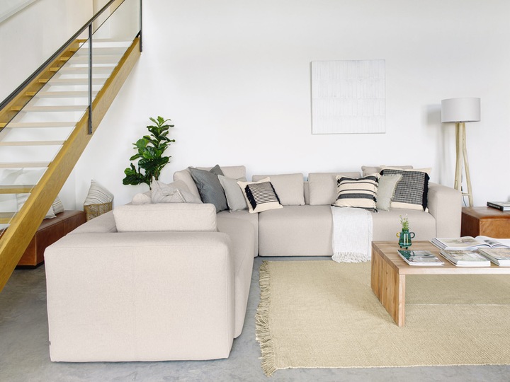 Image du produit Kave Home Blok (Canapé d'angle, 5 places)