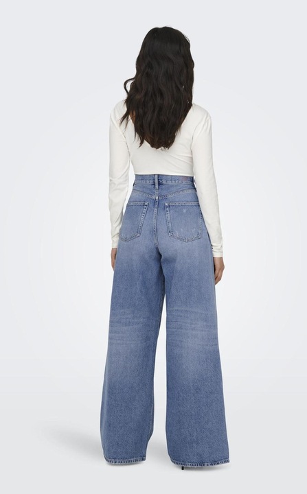 Produktbild Only Weiter Beinschnitt Hohe Taille Jeans Weit geschnitten jeans (31)