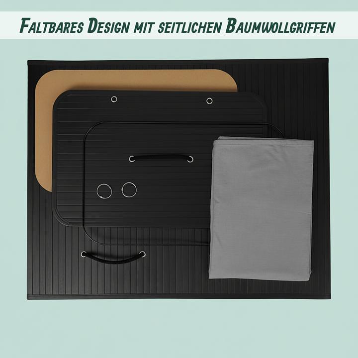 Actual product image Relaxdays Bamboo laundry bin (105 l)