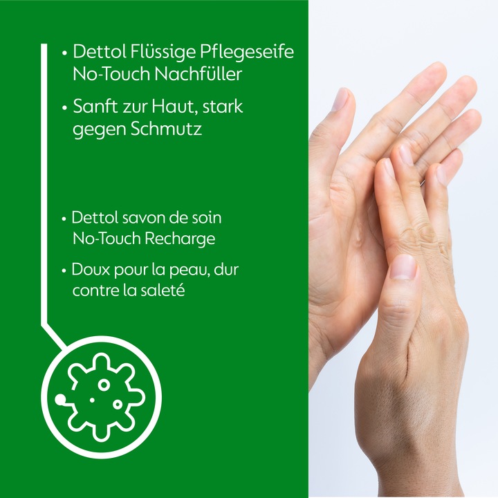 Actual product image Dettol No Touch Refill Aloe Vera (Liquid soap, refill, 250 ml)