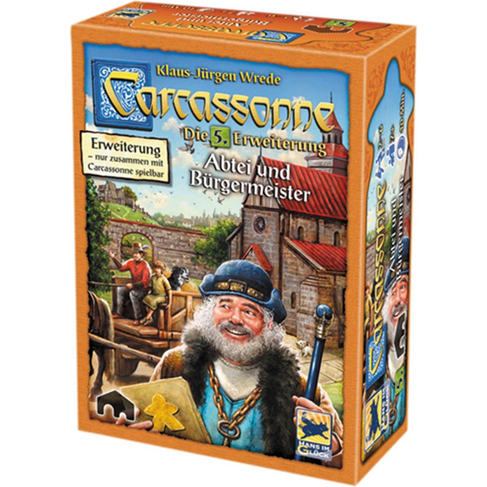 Hans im Glück Carcassonne, Abtei und Bürgermeister (Deutsch)