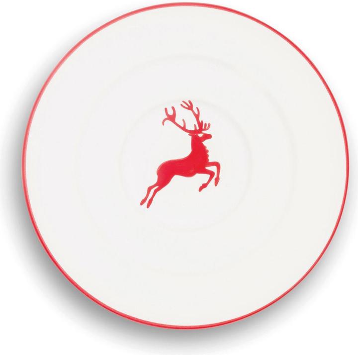 Actual product image Gmundner Keramik Ruby deer saucer espresso (Ø11cm)
