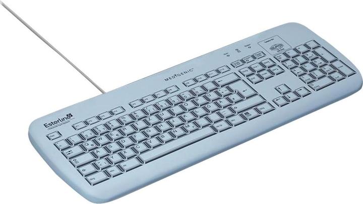 Actual product image Medigenic Keyboard Essential USB & PS2 Medical Safety german (DE, Cable)