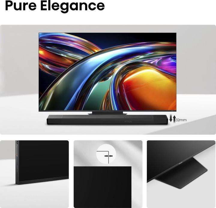 Produktbild Hisense TV 65UR9DS 65" RGB Mini LED 4K (65", LED, QLED, 4K, 2026)
