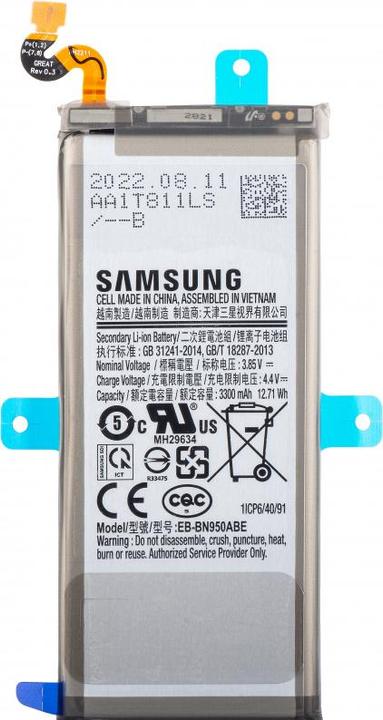 Actual product image Samsung SVC BATTERY ASSY-SM-N950F