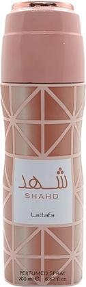 Produktbild Lattafa Perfumes Shahd By Lattafa Perfumed Body Spray 200ml - Almond, Orange, Floral (Spray, 200 ml)