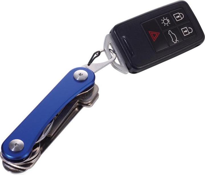 Produktbild Troika CLEVER KEY Organizer für max. 6 Schlüssel, 6 Zusatzfunktionen, blau