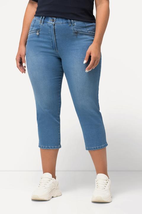 Actual product image Ulla Popken Cropped Stretch-Blend MONY Jeans (52)