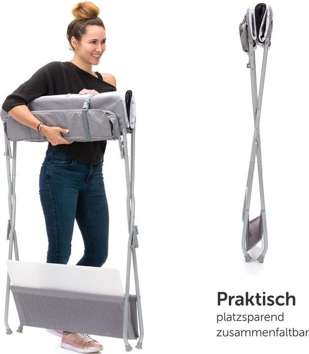 Immagine prodotto Fillikid Combinazione per bagno e cambio pannolini Dispositivo mobile per cambio pannolini con scomparti -