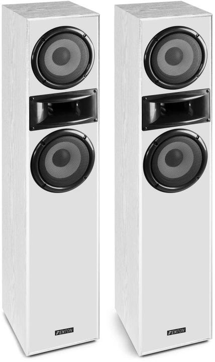 Immagine prodotto Fenton Coppia di diffusori da pavimento SHF700W Bianco, Colore dettagliato: Bianco (1 coppia, 200 W)