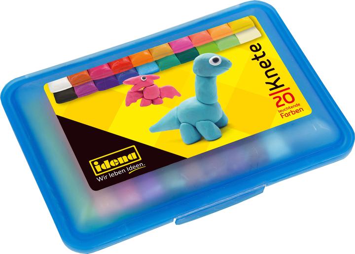 Actual product image Idena Plasticine box 20 sticks of plasticine assorted