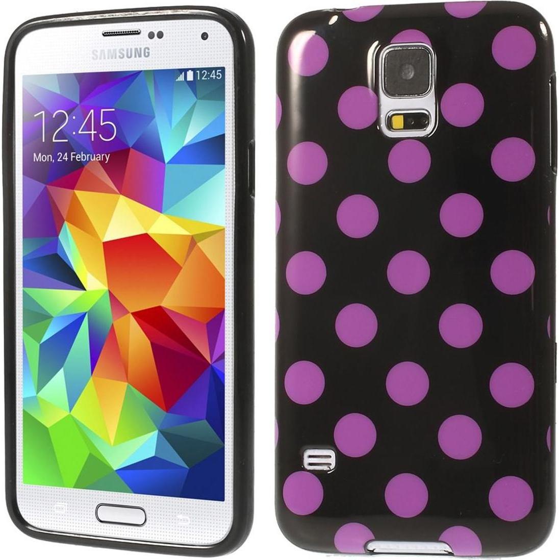 König Design Schutzhülle für Handy Samsung Galaxy S5 / S5 Neo Schwarz / Pink (Samsung Galaxy S5 Neo, Samsung Galaxy S5),...