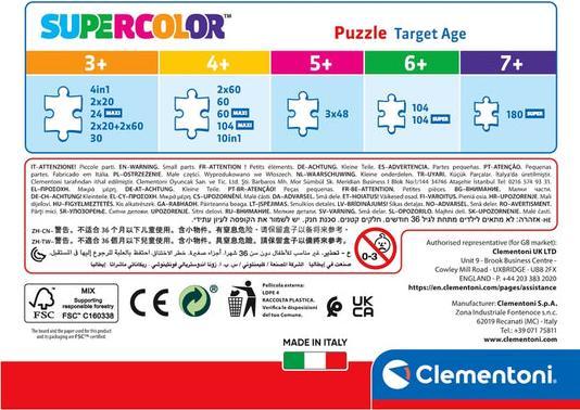 Actual product image Clementoni CLE Puzzle 30 SuperKolor DC ComicsSuperfr.. 20277 (30 pieces)