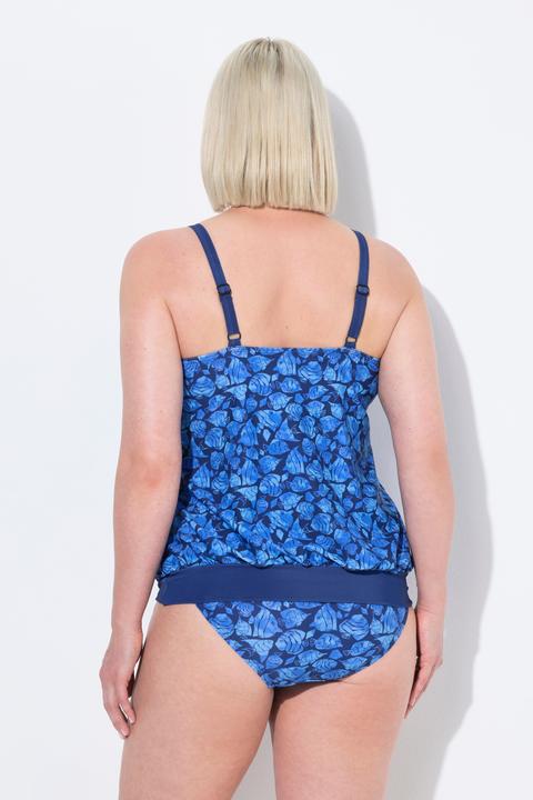Actual product image Ulla Popken Angelfish Elastic Hem Tankini Set (58, 60)