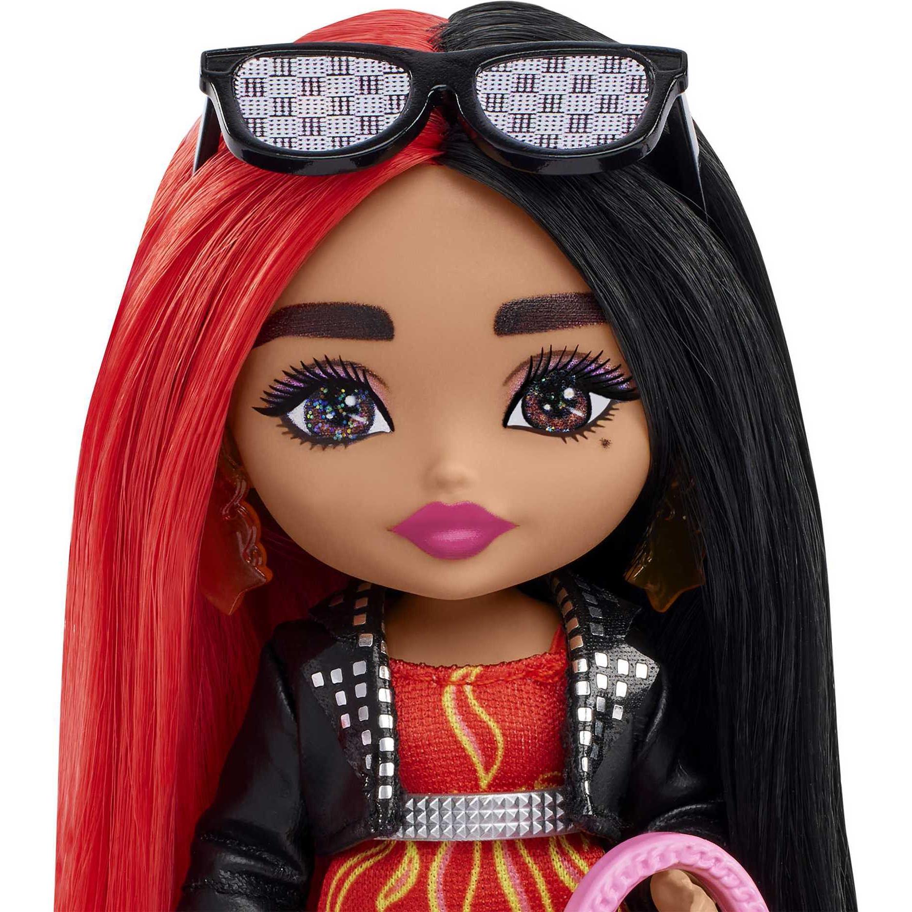 Thumbnail - Barbie Extra Mini Doll - Red/Black Hair