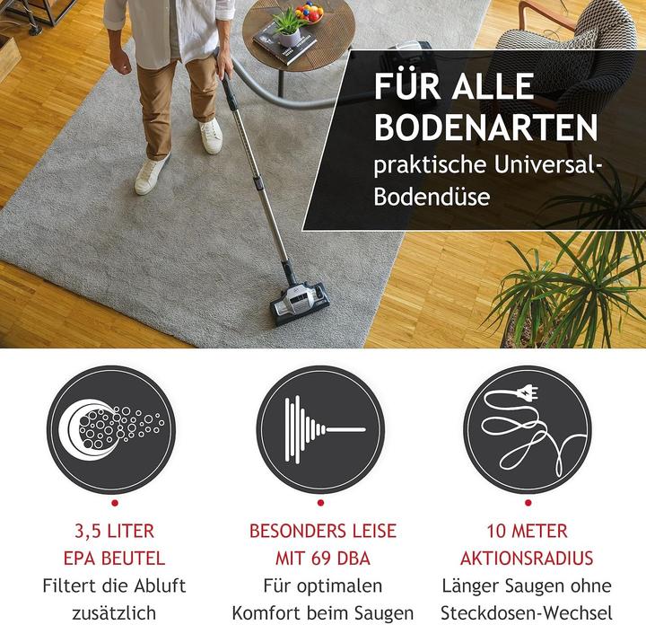 Actual product image Hoover HE520PET - Stofzuiger met zak Pet - 3,5 l
