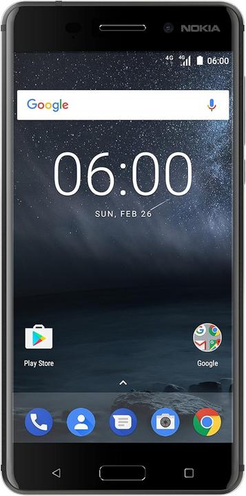 Nokia 6 (32 Go, Noir mat, 5.50", SIM simple, 4G)