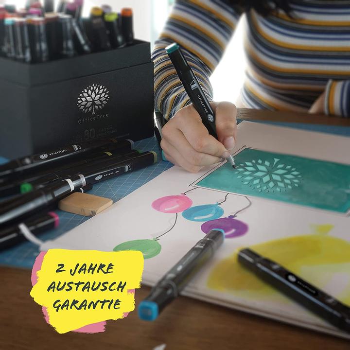 Produktbild OfficeTree Twin Marker (80x)