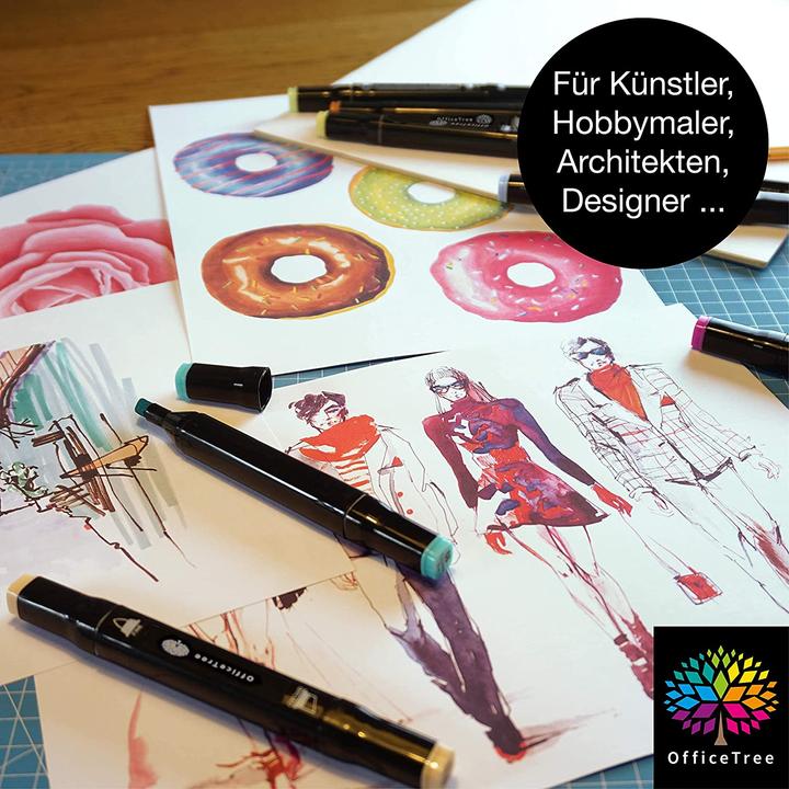 Produktbild OfficeTree Twin Marker (80x)