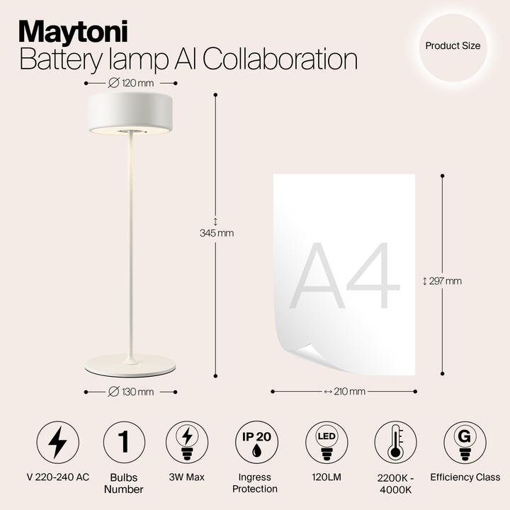 Actual product image Maytoni AI Collaboration (120 lm, E14)