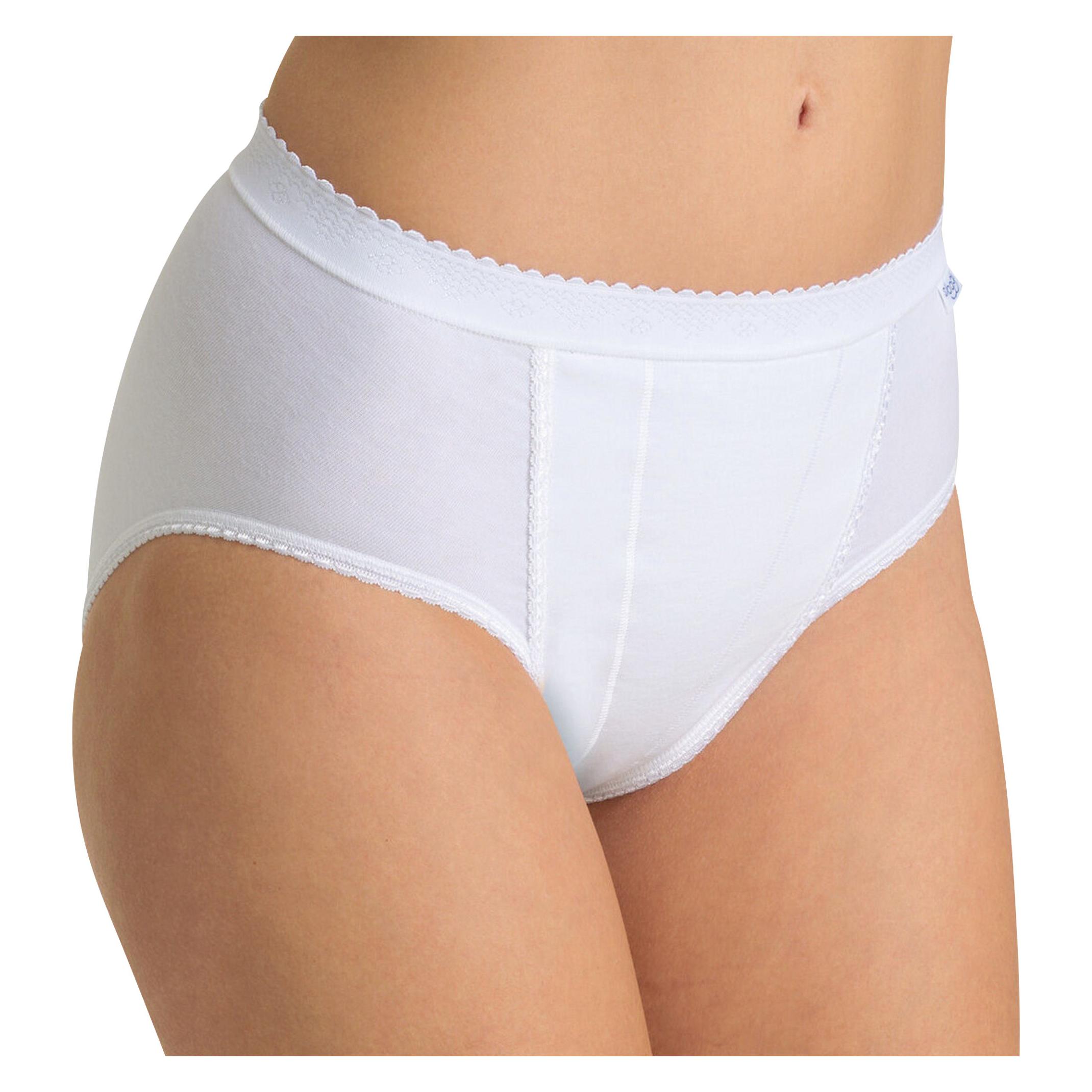 Sloggi, Damen, Unterhosen, Control Tai, Weiss, (46, Einzelpack)