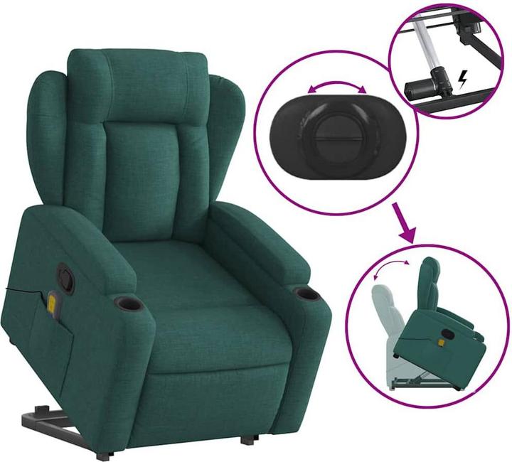 Image du produit vidaXL Massagesessel mit Aufstehhilfe