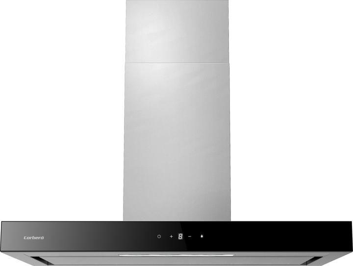 Image du produit Corbero Hotte décorative horizontale, débit 1000 m3/h, 3 vitesses, classe A++ (Hotte murale)